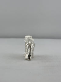 Load image into Gallery viewer, Silver Elephant Figurine – 925 Sterling Silver Handcrafted Idol for Pooja &amp; Gifting (40g)
