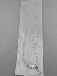 Load image into Gallery viewer, Double Wave Dot Silver Anklet – 99.9% Pure Silver – Adjustable – 14.08 g
