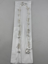 Load image into Gallery viewer, Tassel Charm Chain Anklet – 925 Sterling Silver – Adjustable – 45g
