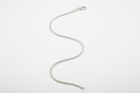 Load image into Gallery viewer, Snake Chain Silver Necklace in 925 Sterling Silver
