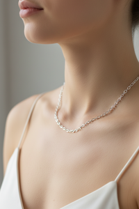 Load image into Gallery viewer, Fancy Link Silver Chain in 925 Sterling Silver
