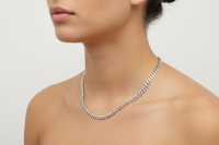 Load image into Gallery viewer, Heavy Curb Link Silver Chain in 925 Sterling Silver | Thick Chain Necklace | 12mm
