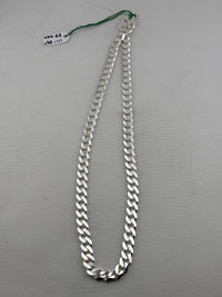 Load image into Gallery viewer, Heavy Curb Link Silver Chain in 925 Sterling Silver | Thick Chain Necklace
