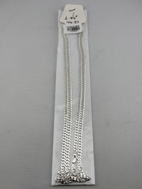 Load image into Gallery viewer, Heavy Curb Link Silver Chain in 925 Sterling Silver | Thick Chain Necklace
