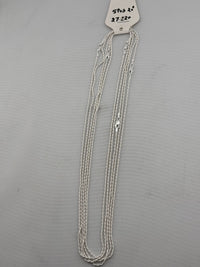 Load image into Gallery viewer, Fine Rope Twist Silver Chain 925
