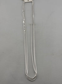 Load image into Gallery viewer, Textured Box Link Silver Chain 925
