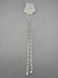 Load image into Gallery viewer, 925 Sterling Silver Figaro Chain Bracelet – Slim Link | 8 Inches
