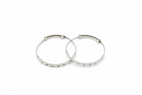 Load image into Gallery viewer, Kids Textured Silver Kada – 925 Sterling Silver Baby Kada Bracelet with Engraved Design (Pair)
