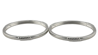Load image into Gallery viewer, Kids Twist Silver Kada – 925 Sterling Silver Baby Kada Bracelet with Rope Detail (Pair)
