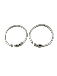 Load image into Gallery viewer, Kids Elephant Silver Kada – 925 Sterling Silver Baby Bracelet Open Kada Cute Animal Design
