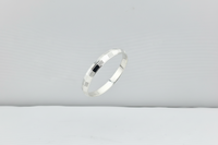 Load image into Gallery viewer, Silver Pattern Kada – 925 Sterling Silver Bracelet Geometric Textured Design Adjustable Bangle
