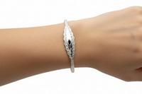 Load image into Gallery viewer, Ornate Engraved Silver Kada Pair – 925 Sterling Silver Bracelet Set

