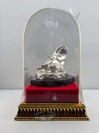 Load image into Gallery viewer, 999 Pure Silver Reclining Lord Ganesha Idol 60g – Ganpati Murti
