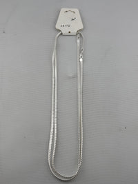 Load image into Gallery viewer, Smooth Flat Link Silver Chain 925
