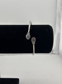 Load image into Gallery viewer, 925 Sterling Silver Oval CZ Women’s Bracelet | 6g
