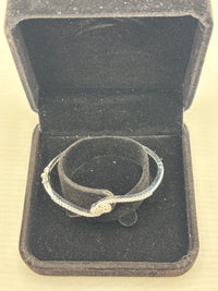 Load image into Gallery viewer, 925 Sterling Silver Twist Knot CZ Women’s Bracelet | 9g
