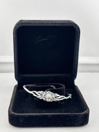 Load image into Gallery viewer, 925 Sterling Silver Floral Leaf Women’s Bracelet | 6g
