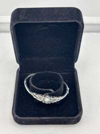 Load image into Gallery viewer, 925 Sterling Silver Floral Leaf Women’s Bracelet | 6g
