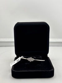 Load image into Gallery viewer, 925 Sterling Silver Hamsa Hand CZ Women’s Bracelet | 6g
