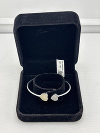 Load image into Gallery viewer, 925 Sterling Silver Double Heart Women’s Bracelet | 6g
