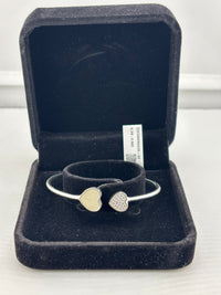 Load image into Gallery viewer, 925 Sterling Silver Double Heart Women’s Bracelet | 6g
