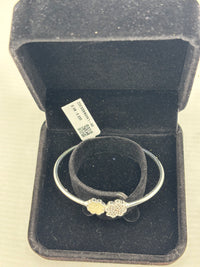 Load image into Gallery viewer, 925 Sterling Silver Double Clover CZ Women’s Bracelet | 6g
