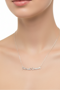 Load image into Gallery viewer, 925 Sterling Silver Friends Forever Name Necklace
