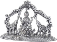 Load image into Gallery viewer, Silver Maa Lakshmi Idol – Spiritual Murti for Temple Decor &amp; Festivals
