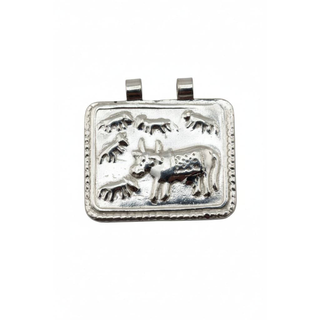 Ahoi Mata Silver Gau Maata (Sacred Cow) Pendant – Kamdhenu