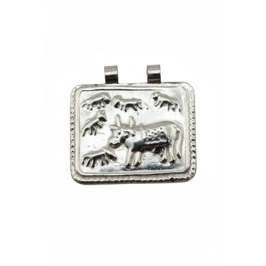 Ahoi Mata Silver Gau Maata (Sacred Cow) Pendant – Kamdhenu