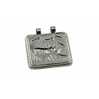 Load image into Gallery viewer, Ahoi Mata Pure Silver Gau Maata (Sacred Cow) Pendant –
