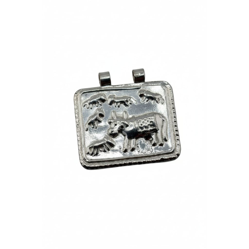 Ahoi Mata Silver Gau Maata (Sacred Cow) Pendant – Kamdhenu