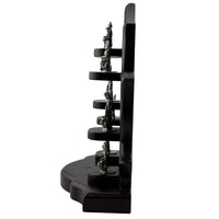 Load image into Gallery viewer, Asht Laxmi with wooden base silver idol

