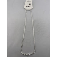 Load image into Gallery viewer, Box Chain Silver Necklace in 925 Sterling | Classic Square