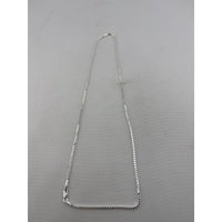 Load image into Gallery viewer, Box Chain Silver Necklace in 925 Sterling | Classic Square