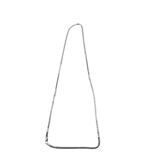 Box Chain Silver Necklace in 925 Sterling | Classic Square