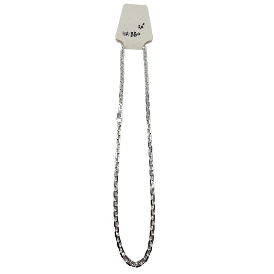 Cable Link Silver Chain in 925 Sterling | Bold Oval