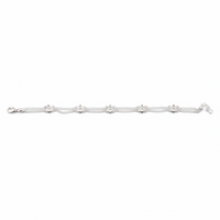 Load image into Gallery viewer, Classic Floral Charm Silver Anklet – 99.9% Pure Silver – Weight:33g
