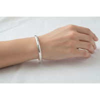 Load image into Gallery viewer, Classic Silver Texture Kada – 925 Sterling Silver Bracelet
