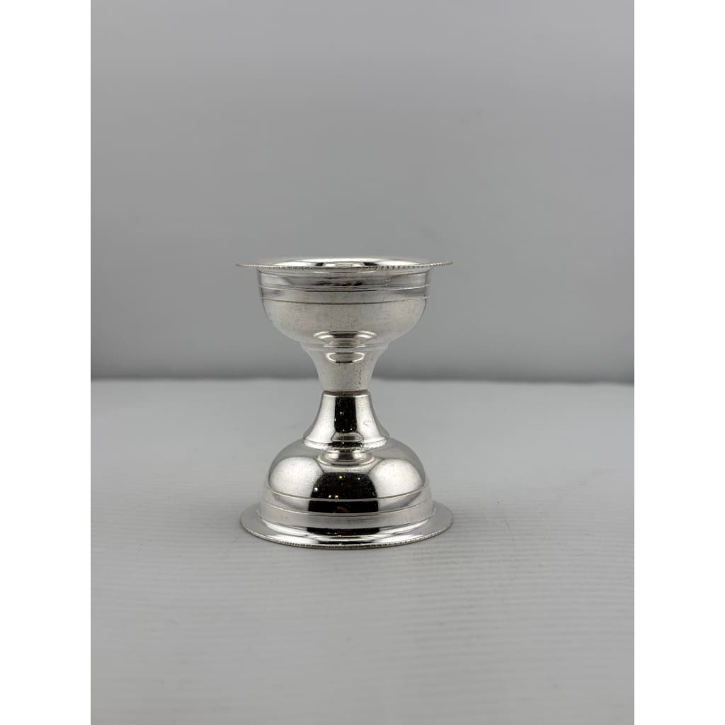 Compact Sterling Silver Diya 23gm – For Everyday Puja - Item