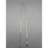 Load image into Gallery viewer, Curb Chain Silver Anklet 10 Inch – 925 Sterling Silver Heavy Chain Anklet
