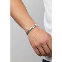 Load image into Gallery viewer, Curb Link Bracelet 925 Sterling Silver Flat Chain 16mm