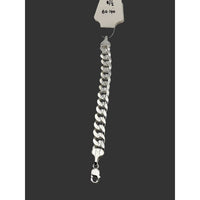 Load image into Gallery viewer, Curb Link Bracelet 925 Sterling Silver Flat Chain 16mm