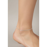 Load image into Gallery viewer, Diamond Cut Box Silver Anklet in 925 Sterling Silver
