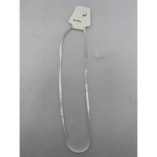 Diamond Cut Box Silver Chain in 925 Sterling | Faceted