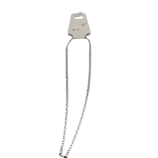 Diamond Cut Curb Silver Chain 925 | High Shine Faceted