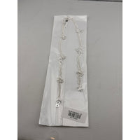 Load image into Gallery viewer, Double Chain Charm Silver Anklet – 99.9% Pure Silver – Weight:27g
