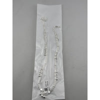 Load image into Gallery viewer, Dual Chain Wave Silver Anklet – 99.9% Pure Silver – Ghungroo Style – Adjustable – 36.80 g
