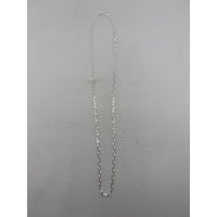 Load image into Gallery viewer, Elongated Cable Silver Chain in 925 Sterling | Fine Long
