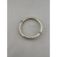 Load image into Gallery viewer, Engraved Hinged Kada Anklet – 925 Sterling Silver Thick Traditional Anklet – 66g
